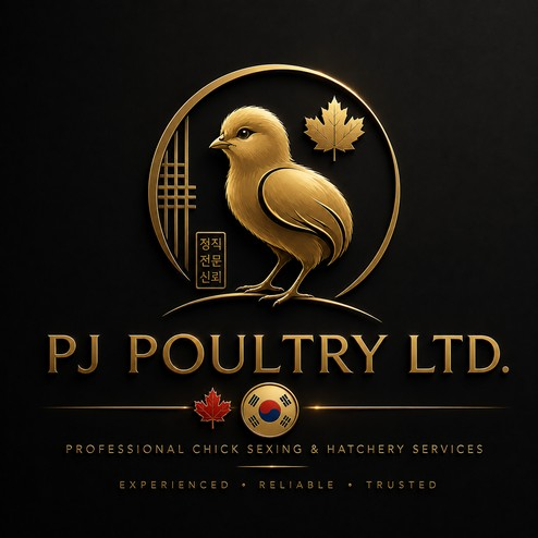 PJ Poultry Ltd. professional chick sexing and hatchery services logo
